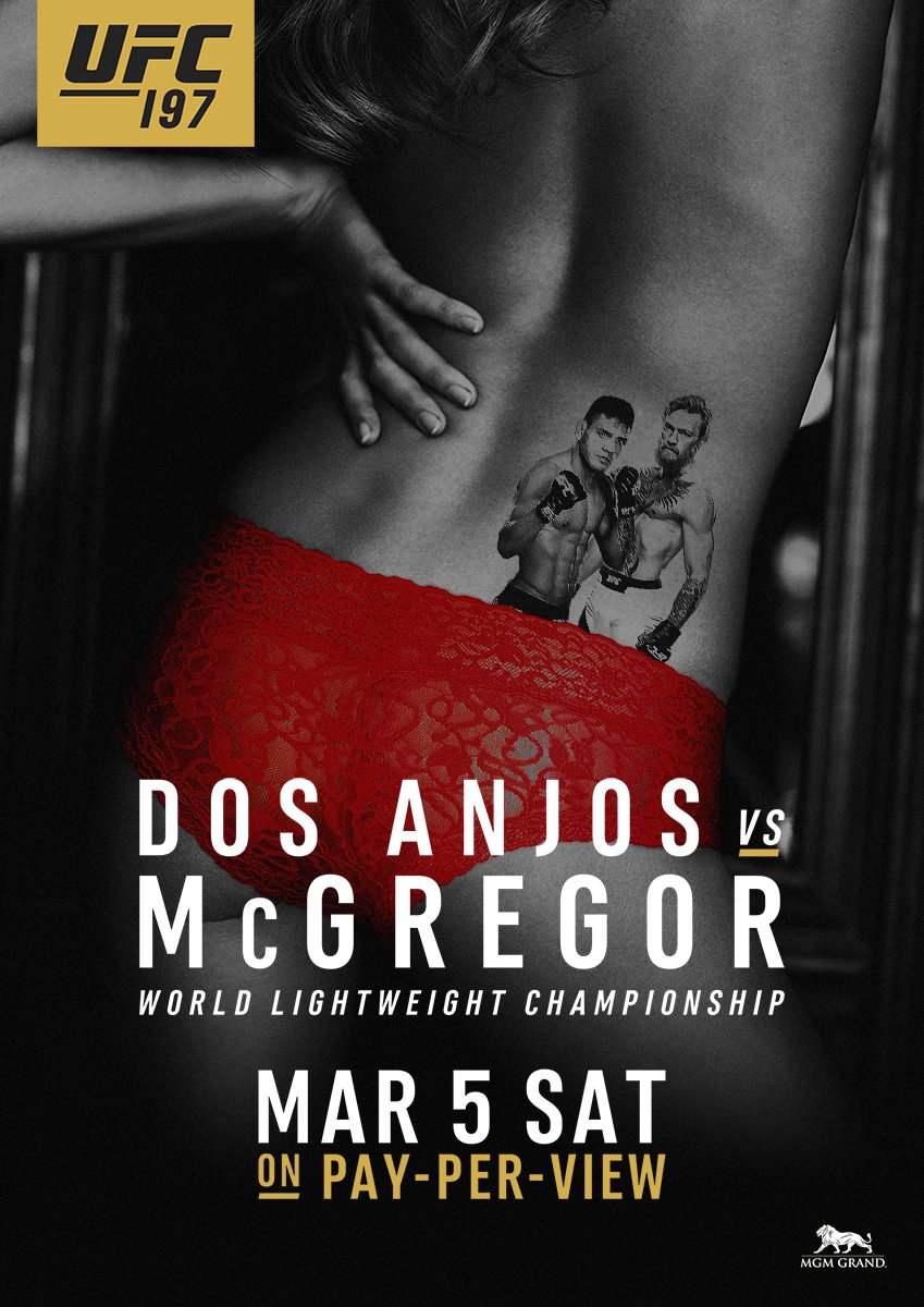 #UFC197 #RedPantyNight <a href="/RdosAnjosMMA/">Rafael dos Anjos</a> vs <a href="/TheNotoriousMMA/">Conor McGregor</a>