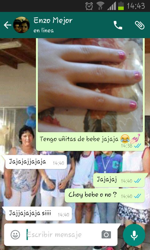 Ceci45317333's tweet photo. Jaja como te amo mejor jaja ay nene como te quiero 😂😍👌👏 https://t.co/Tl9m5LqW9A