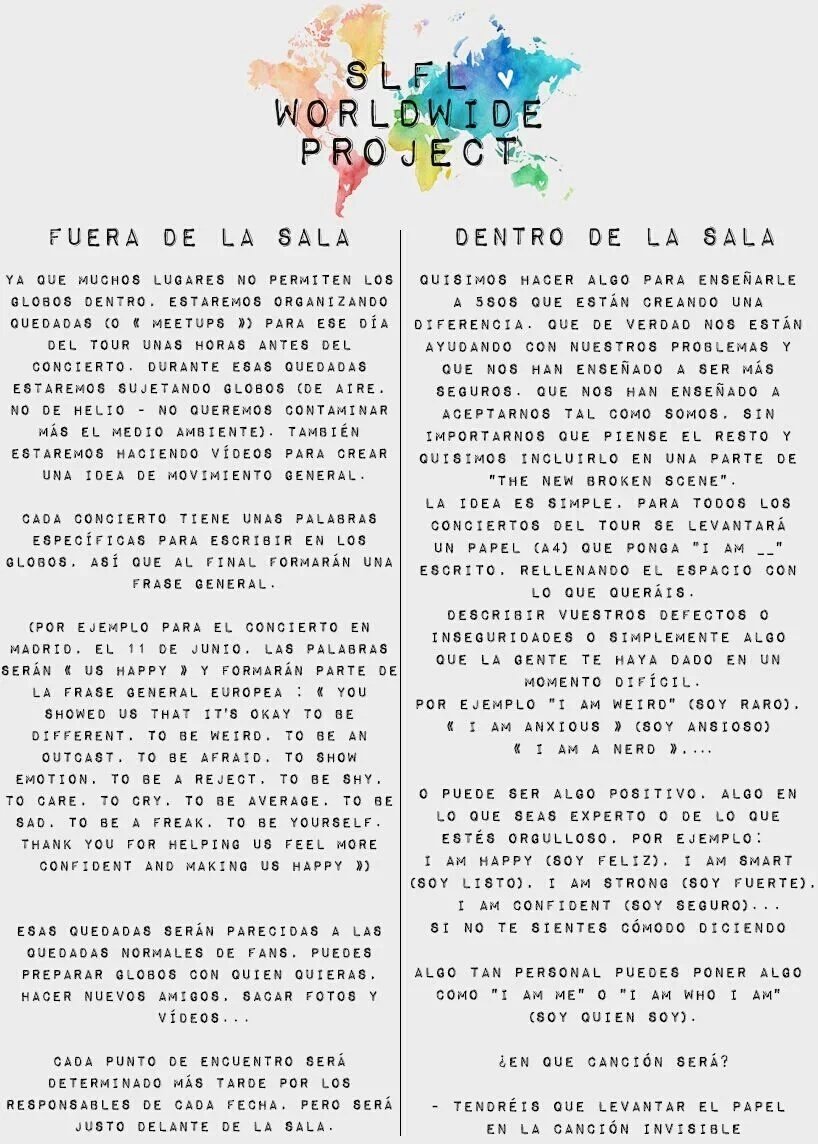 SLFLWWBarcelona's tweet photo. @Barcelona5SOS yoo,if you're going to #SLFL pls check out the @SLFLWWProject ,it's totally worth it 😊👌#SLFLWWProject https://t.co/bLmYSgStKY