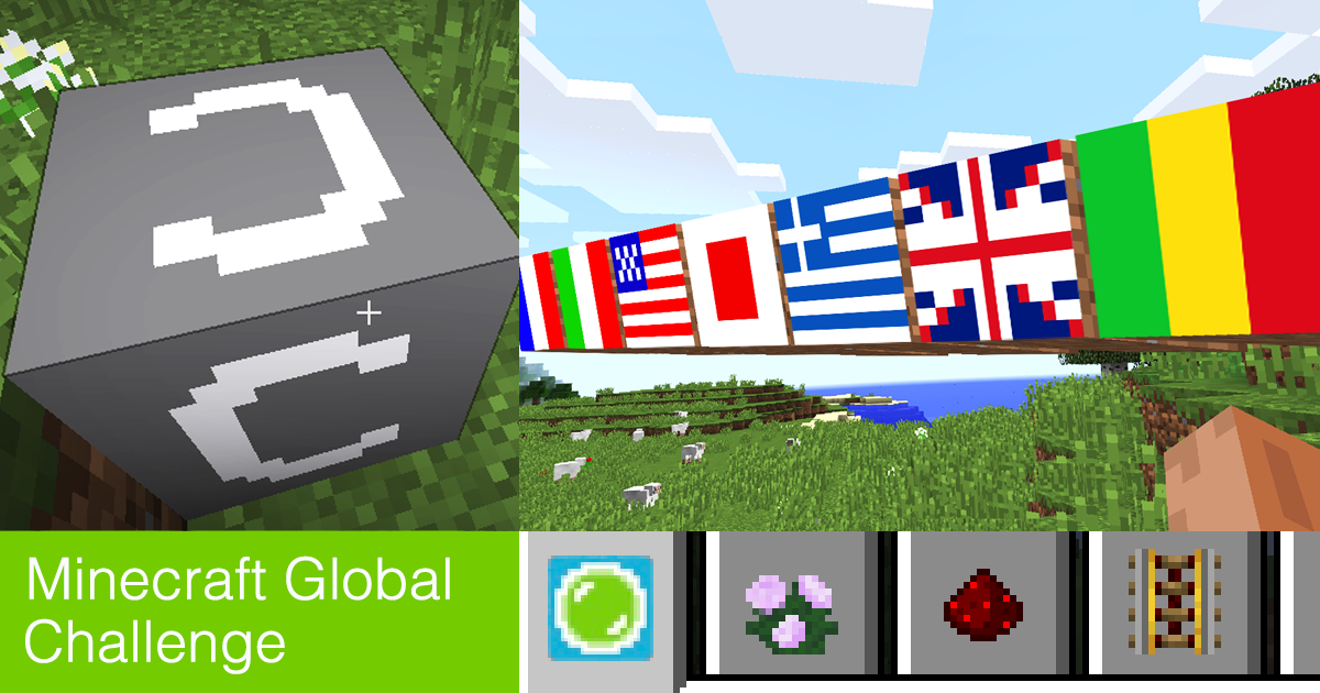 creatubbles's tweet photo. Know kids that love #Minecraft? Then tell them about the awesome Minecraft Global Challenge! https://t.co/XjZpJFP137 https://t.co/XNIpXCGnY3