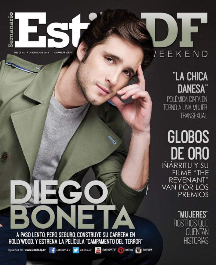 EstiloDF's tweet photo. ¡Hoy es viernes de #EstiloDFWeekend! En portada: @DiegoBoneta a paso lento, pero seguro construye su carrera. https://t.co/Q07BZNlEmz