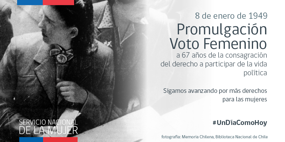 MinMujeryEG's tweet photo. #UnDíaComoHoy en 1949 se promulga la ley que otorga el derecho a voto a las mujeres en elecciones presidenciales https://t.co/k2hWfjPspz
