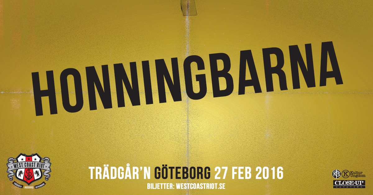 God punkig fortsättning önskar vi och inleder året med att fullborda WCRIs artistuppställning med <a href="/Honningbarna/">Honningbarna</a>!