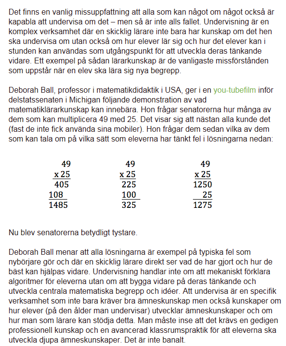 FrkPernilla's tweet photo. Det här var ett bra exempel på vikten av #pedagogicalcontentknowledge @Kornknarr! https://t.co/IaBd1YwpPp