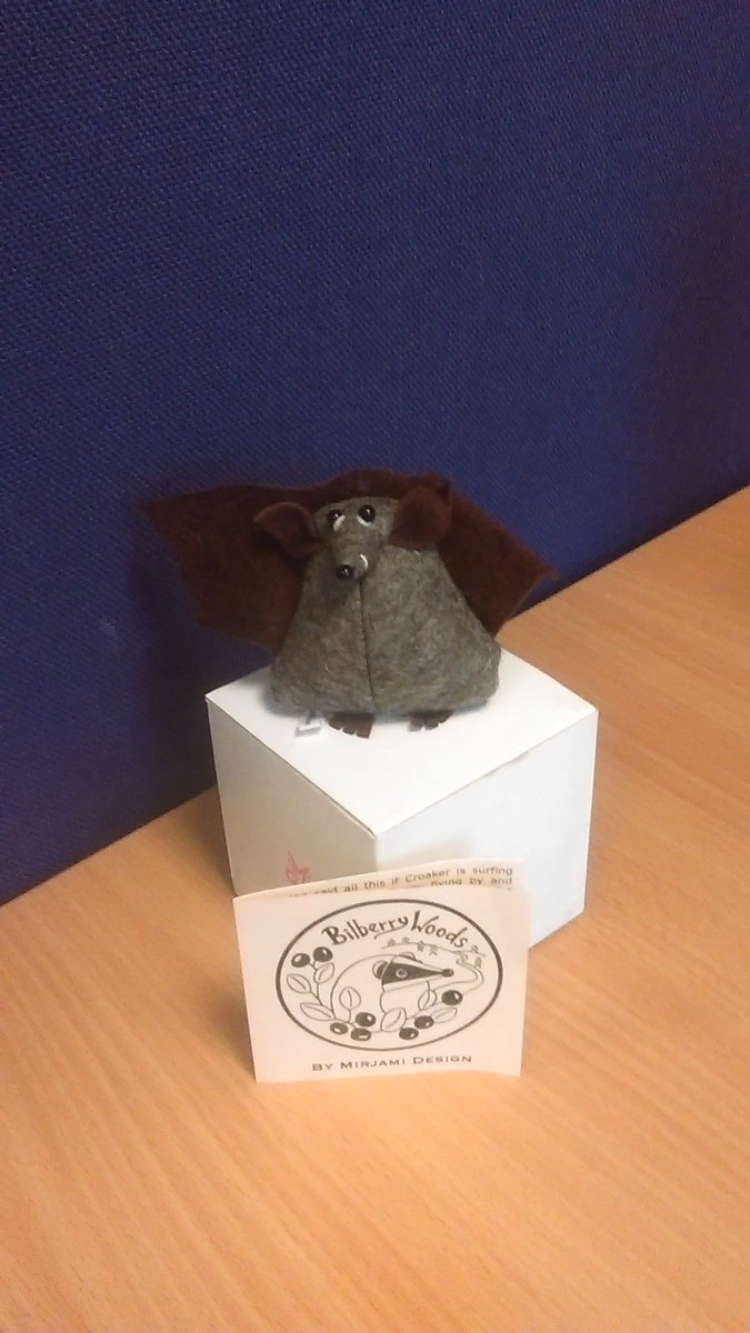 We have gained another Bat for our very own Bat Cave! Meet Benny made by <a href="/MirjamiDesign/">Laura Mirjami</a> #BatIsTheNewBeautiful