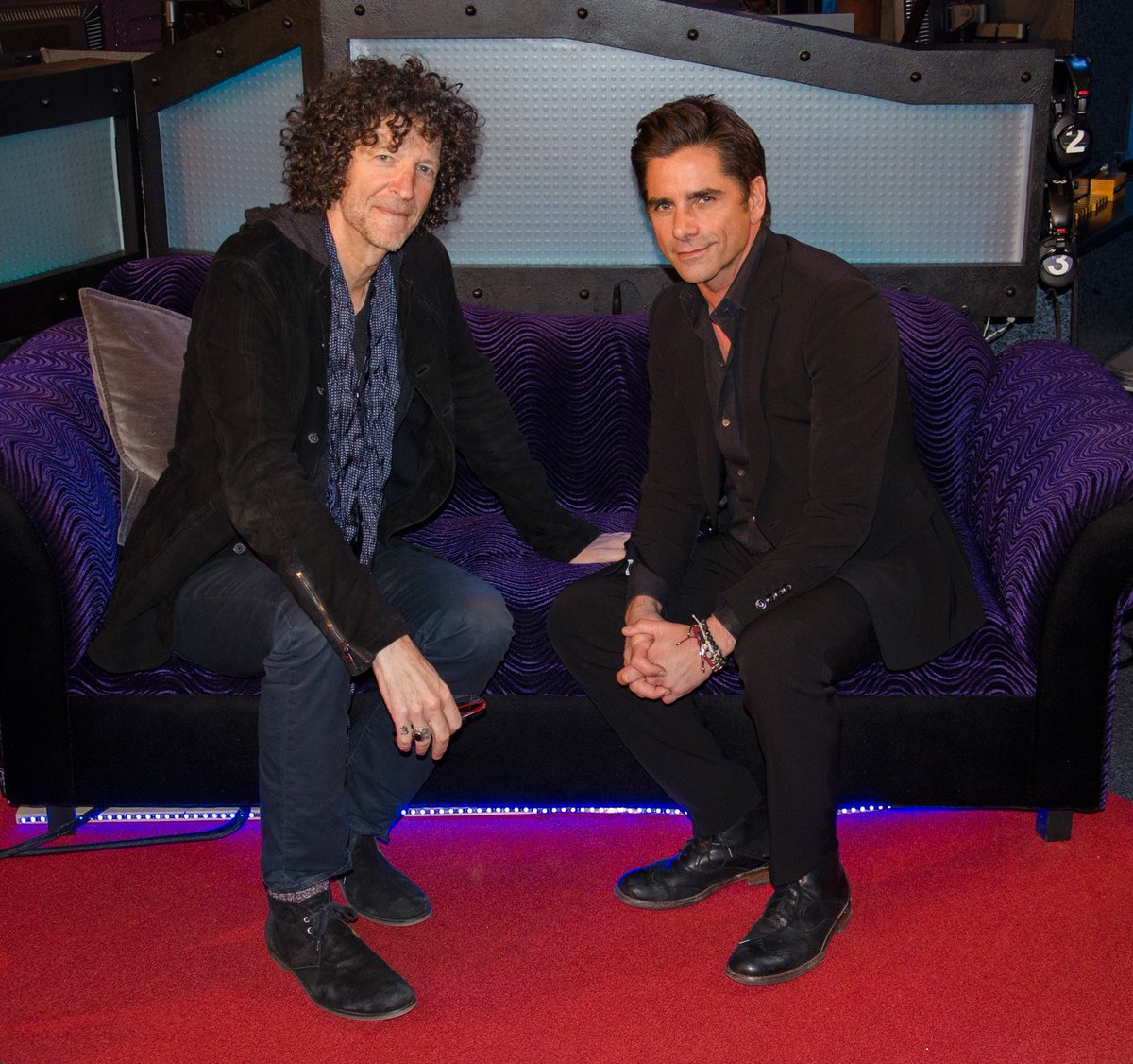 sternshow's tweet photo. Have Mercy! Huge thanks to @JohnStamos, our first guest of 2016! #FullerHouse #Grandfathered #Howard https://t.co/Yht4EaMd8f