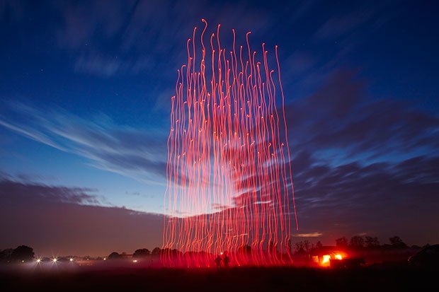 GWR's tweet photo. Watch: @Intel stuns at #CES2016 keynote with record for most drones airborne simultaneously https://t.co/k477ZCxTMP https://t.co/K59Mv4ejbl