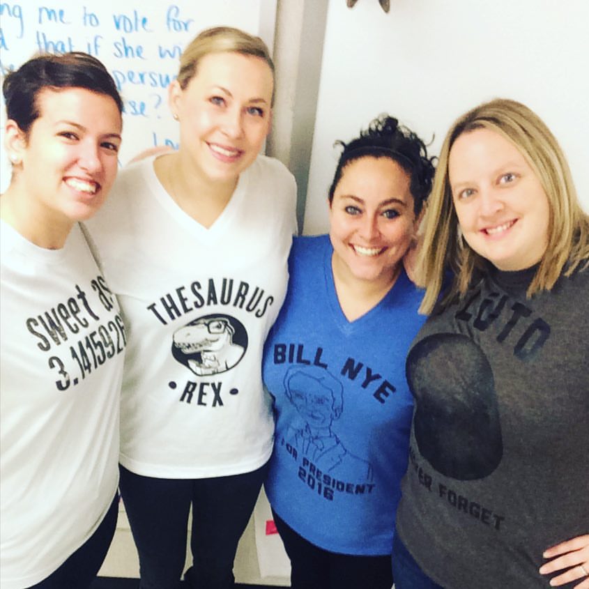 DontBeNaCly's tweet photo. #DreamTeam #SweetAsPie #ThesaurusRex #BillNyeForPresident #PlutoNeverForget @CrestwoodES @FCPSR3 https://t.co/dxOTUHCt8G