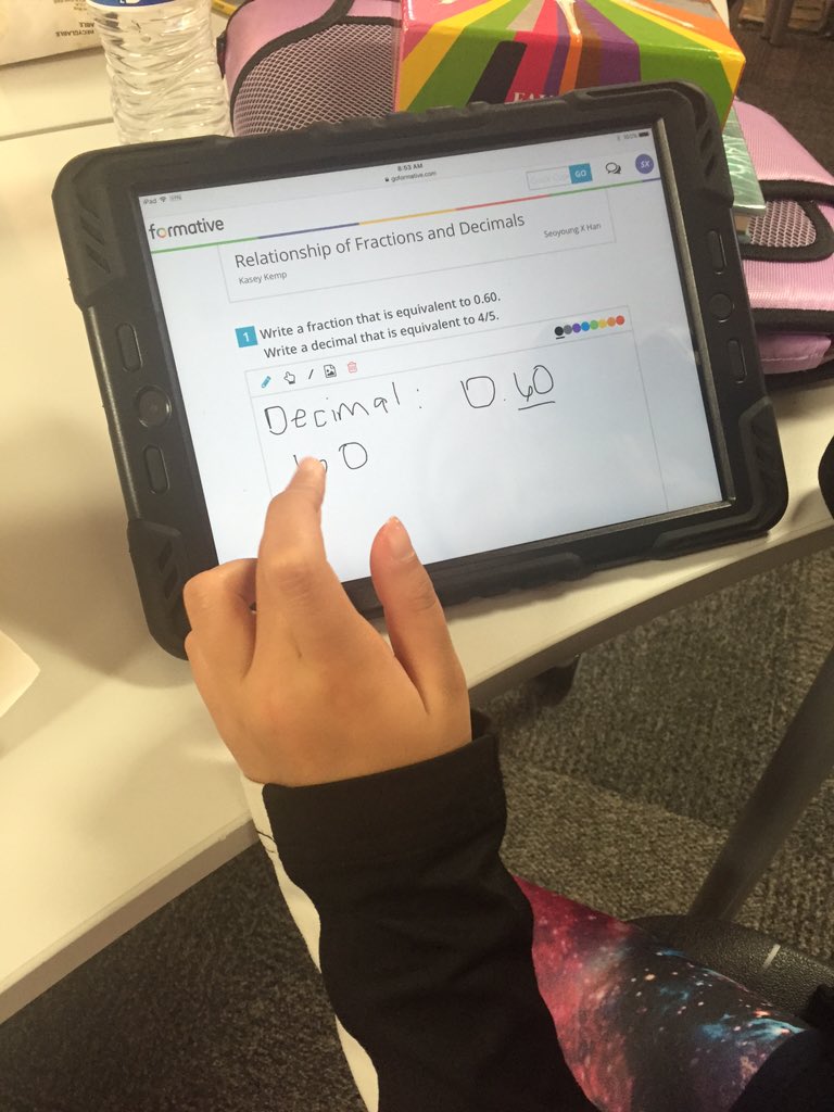 KAHeingartner's tweet image. @TCETexans in #tce5thgrade love @goformative to show our learning. Thanks @AM_MathCoach! @MissRohaniTCE #75019math