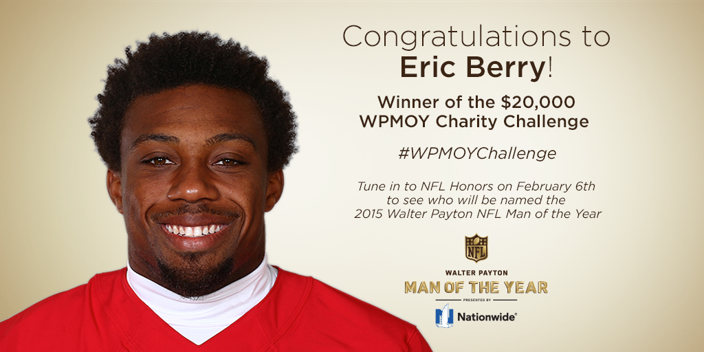 Nationwide's tweet photo. Congrats to @Chiefs safety @Stuntman1429 for winning the Nationwide #WPMOYChallenge! @NFL https://t.co/QmHzU0h0dv https://t.co/6jlbKGrLvF