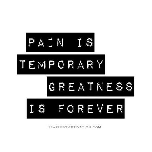 bulletkrypt's tweet photo. Pain is temporary... Greatness is forever. #inspiration #wakeboardquotes #motivation https://t.co/K281snqKQ3