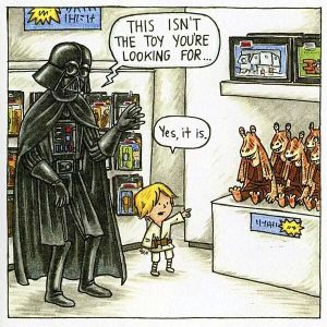 thenoobdad's tweet photo. RT @funtasticus: RT @FunnyPixDaily: The Force Is Weak! #VaderFail #lol #HateJarJar https://t.co/oRU8WnquIo https://t.co/tXAjei27Hn