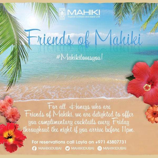 MahikiDubai tweet picture