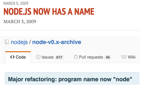 nodejs's tweet photo. Because we sometimes need to reflect... @RisingStack created a timeline of #NodeJs: https://t.co/z5OKOJ8HwV https://t.co/7yjrXgsjDE