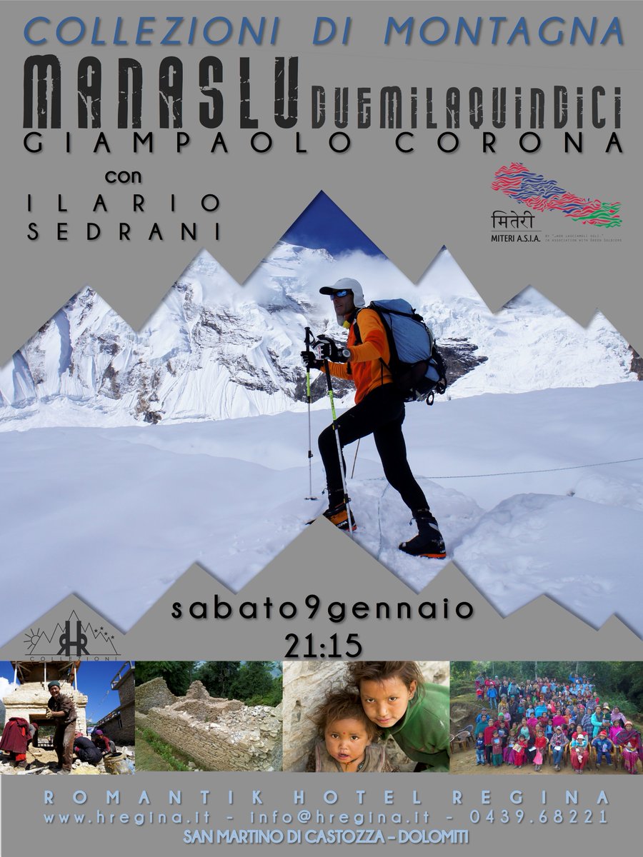 SCARPAspa's tweet photo. Giampaolo @GiampiCorona Corona domani a San Martino al Romantik Hotel Regina
#scarpamountain #giampicorona https://t.co/IHHfDL8SyT