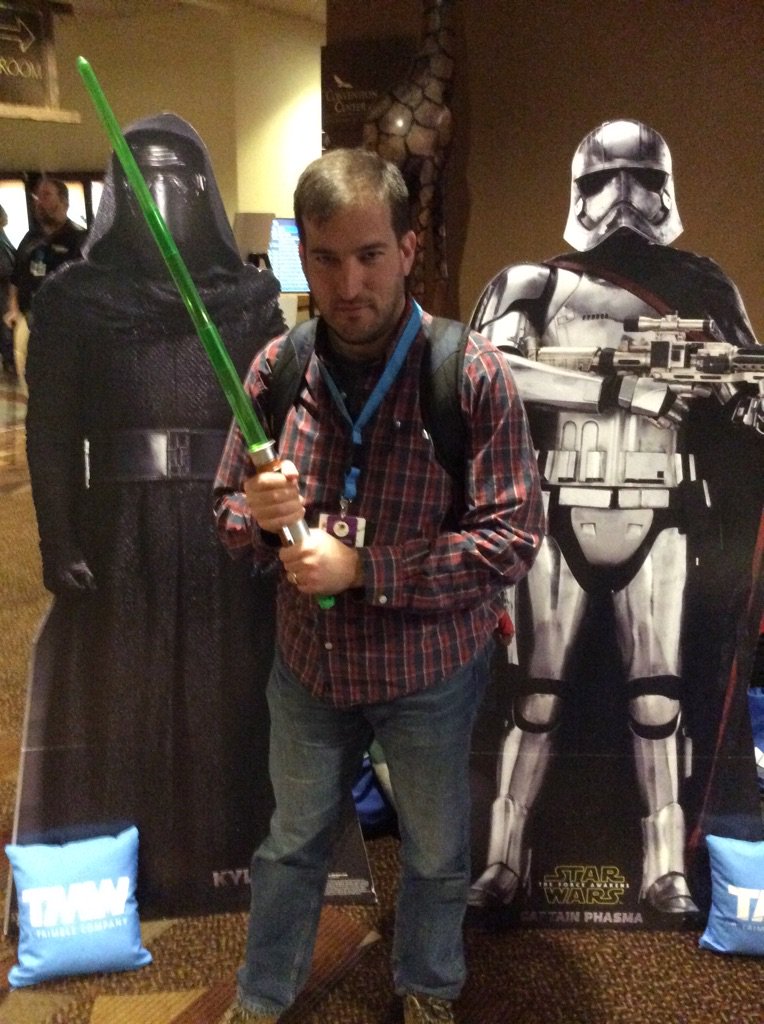 proftodd's tweet photo. The Force is strong at #codemash with #tmwcodemash https://t.co/zgDo0UJtLI