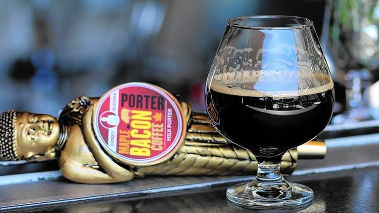 PhilValys's tweet photo. On that @FunkyBuddhaBrew #MapleBaconCoffeePorter tip: Details & tap list here for #MBCPDay: https://t.co/V7NDUCKS9n https://t.co/ZXwi1u0MN9