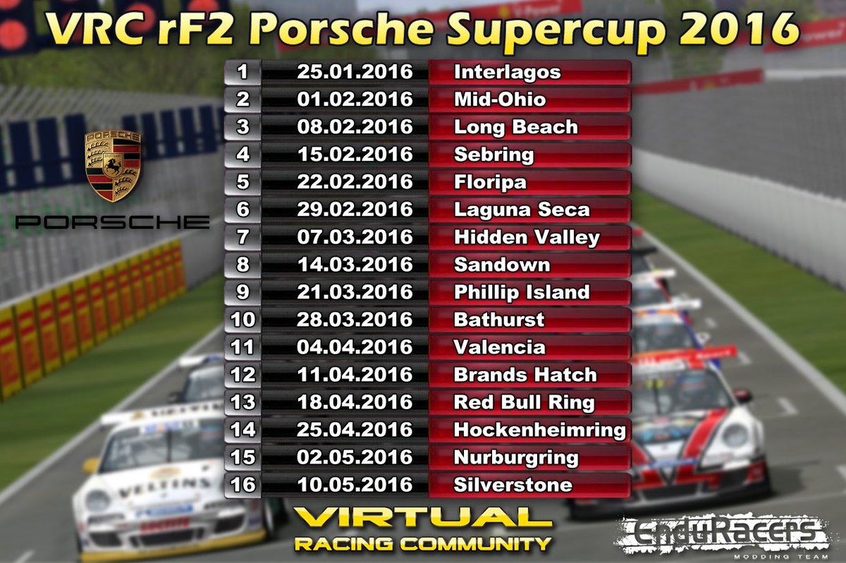 LihachevAlexey's tweet photo. Calendar of spring #rFactor2 championship on Virtual Racing Community. More details at https://t.co/zEFd5k07Vb https://t.co/8sA51jIl00