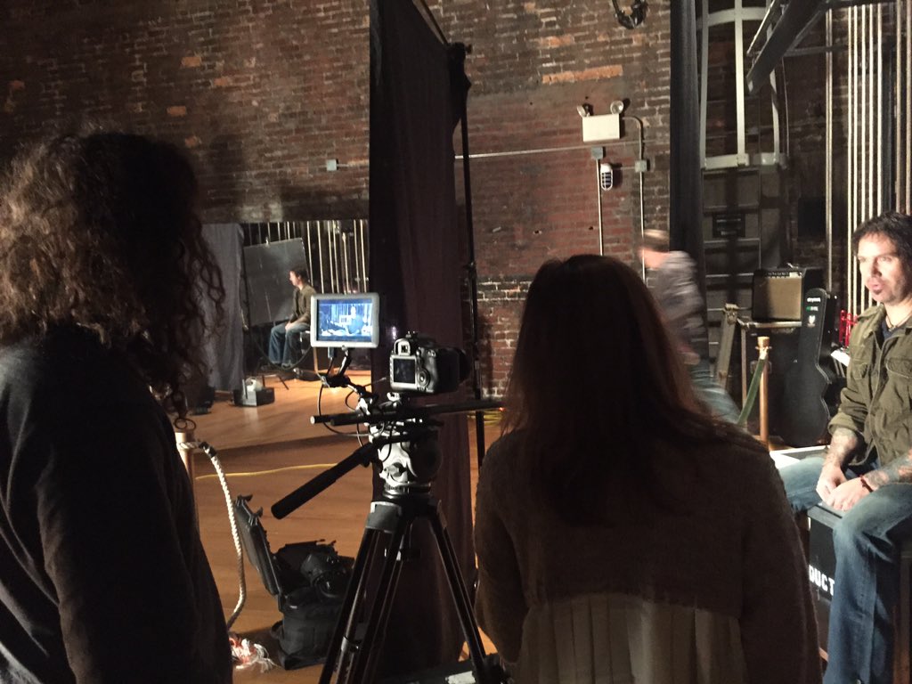 sce_tv's tweet photo. Happy Friday! On set with the SCE crew! #werewhatson https://t.co/kilx1KYepl