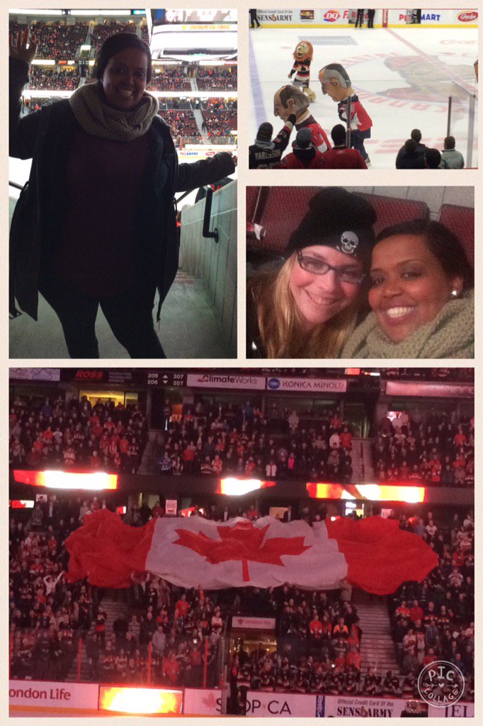 Thanks to @TDBank i got to experience my first Sens game.😁 <a href="/Jbrundia/">Jessica Brundia (she/hers)</a> <a href="/nancymacphee_td/">Nancy MacPhee</a>