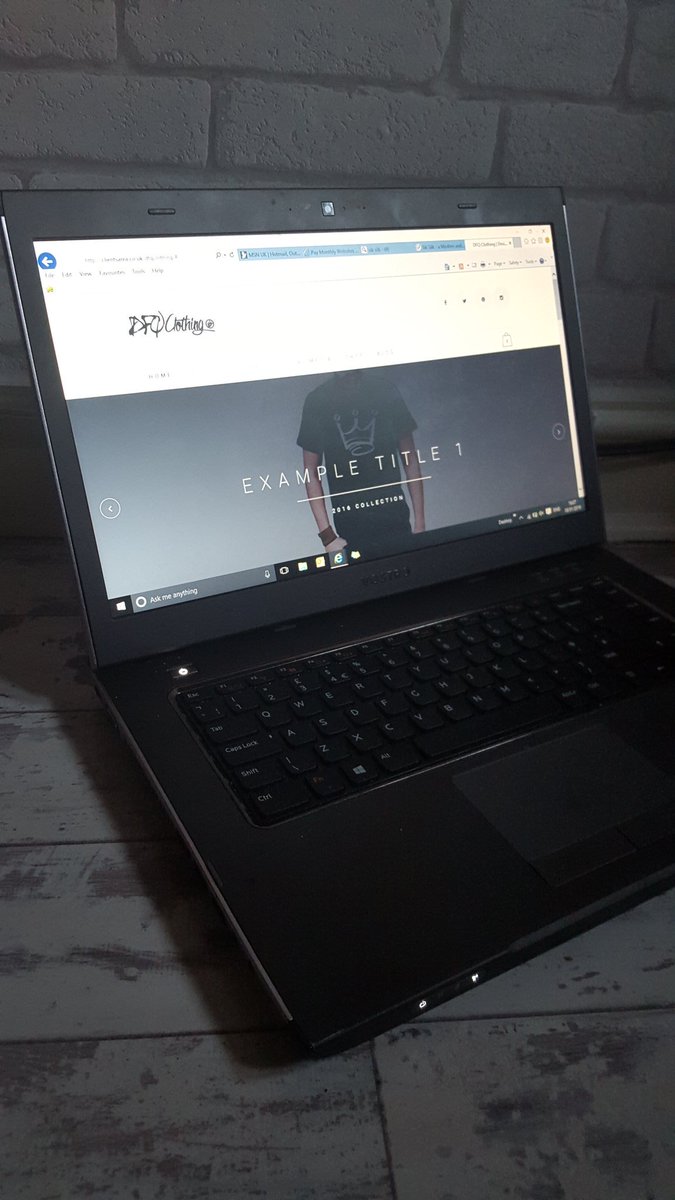 DFQClothing's tweet photo. Thanks to @thewebsitegroup this is starting to take shape #tweeksneeded #1ststage #teamDFQ #2016isloading https://t.co/pk0pj6ICPM