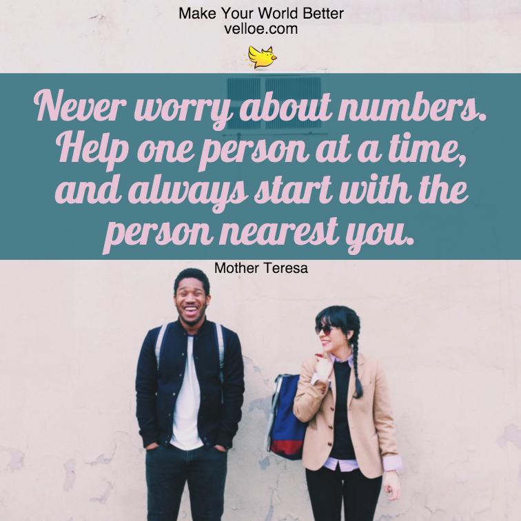 Velloe's tweet photo. Make it your #mission to help just one friend today, hold the door for someone, bring someone coffee. #spreadthelove https://t.co/7mvm9GPzlg