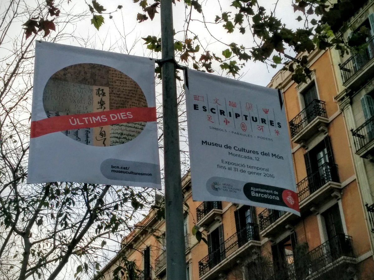 milenapir's tweet photo. Últims dies d'#Escriptures al @mculturesmon Te la perdràs? Fins al 31/01 encara hi sou a temps. https://t.co/1ItdyfnffE