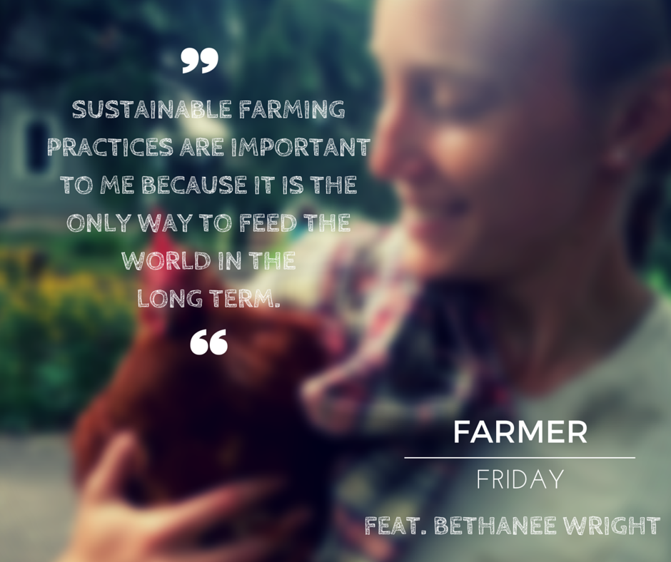 foodtank's tweet photo. It's our favorite day, #FarmerFriday! Read more about Bethanee: https://t.co/QxsQjbvNwB #FoodTank https://t.co/YRK2rUd53A