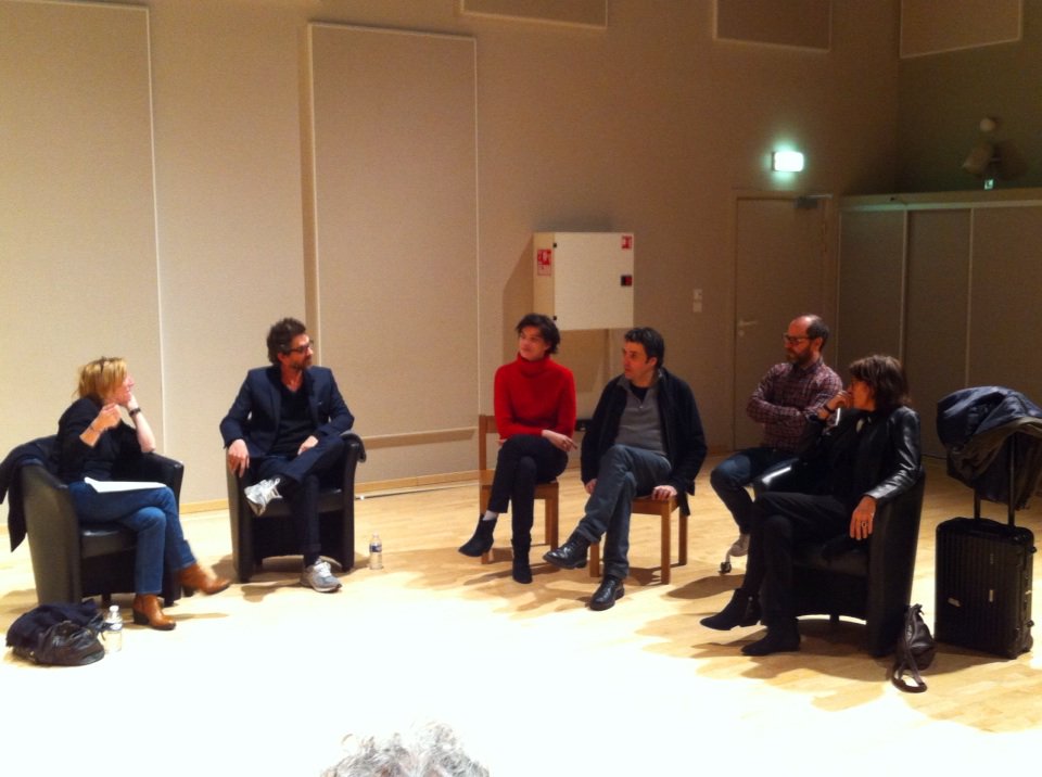 CDNOrleans's tweet photo. Rencontre avec #Rambert #Nauzyciel #Ferdane #Poitrenaux #NicoleMartin hier soir à l'Orléans bis de @joellegayot https://t.co/hz86KF36ZZ