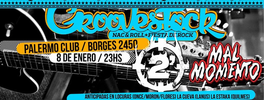 Ed_Clandestinas's tweet photo. HOY! @los2minutos en la #FiestaGroovestock. 23 hs. PROMOS en https://t.co/xZR3yRHFT4 https://t.co/EB1B0NtSGS