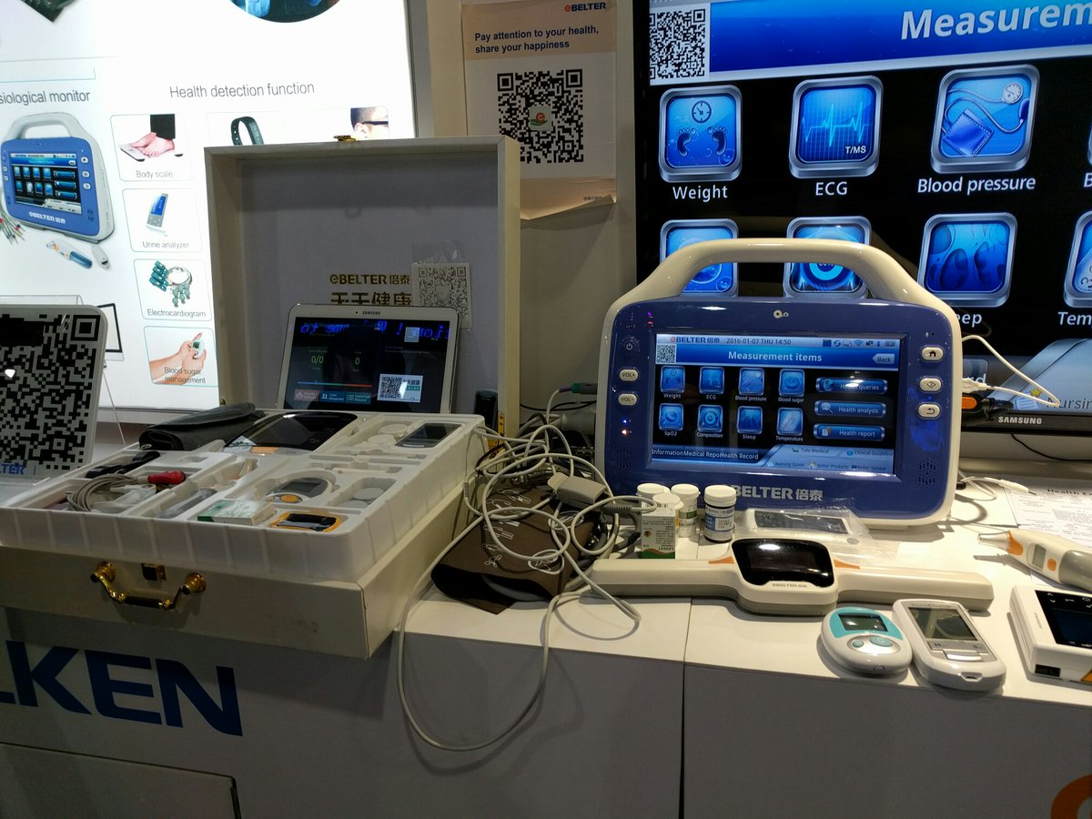 PolyglotProgram's tweet image. High tech health care.  #CES