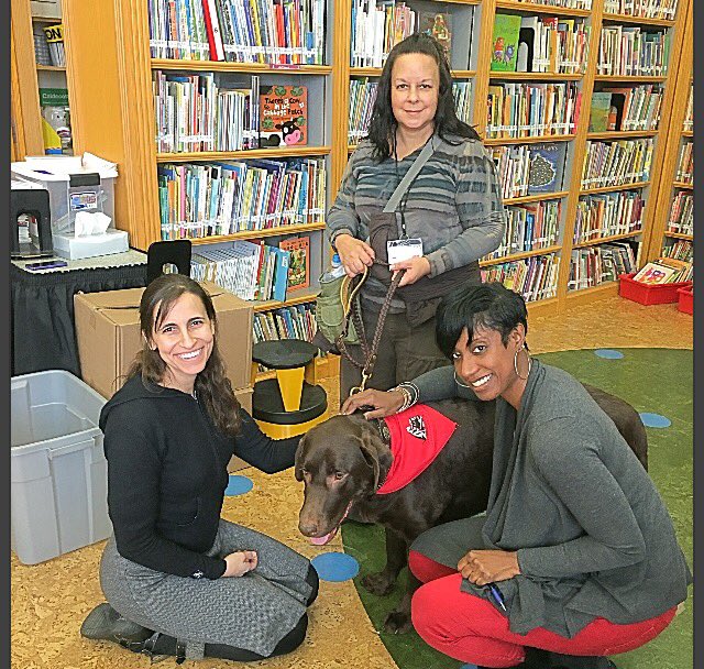 Loving this guy! Looking forward to the students reading to him to help with boost their reading levels. #R.E.A.D