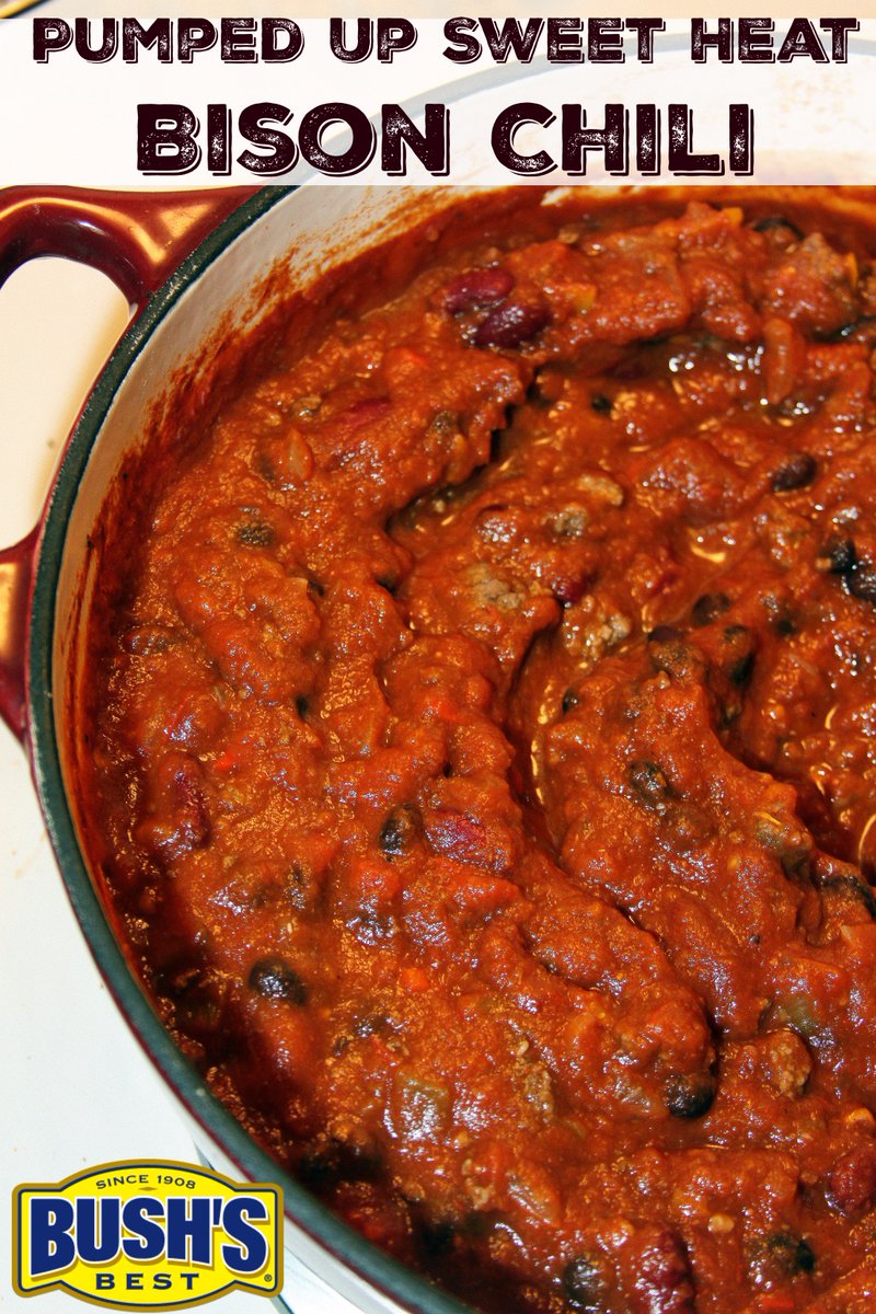 FLChefNicole's tweet photo. Pumped Up Sweet Heat Bison #Chili #recipe on the blog for the #BushsChiliCookoff https://t.co/kinF0HwOs6 https://t.co/6ntqsdfGxj