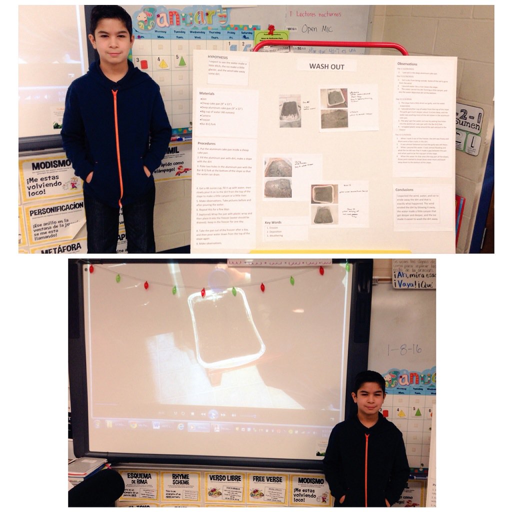 ESPARZA4thgRox's tweet photo. Science Projects! #electricityonthemove #propertiesofmatter #typesofsoil #earthserosion @NISDEsparza @borja4th https://t.co/Zfz7lC9ePu