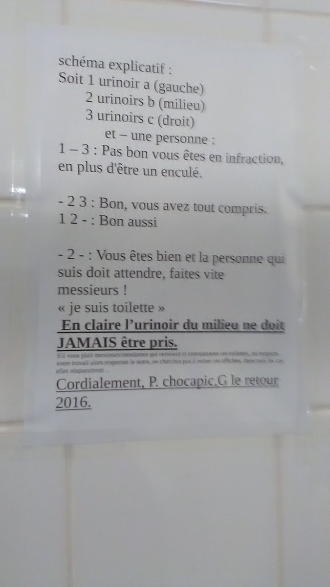 Freezee_Freeze's tweet photo. Trouvé dans les chiottes de mon lycée xD https://t.co/c41XVtgc3H