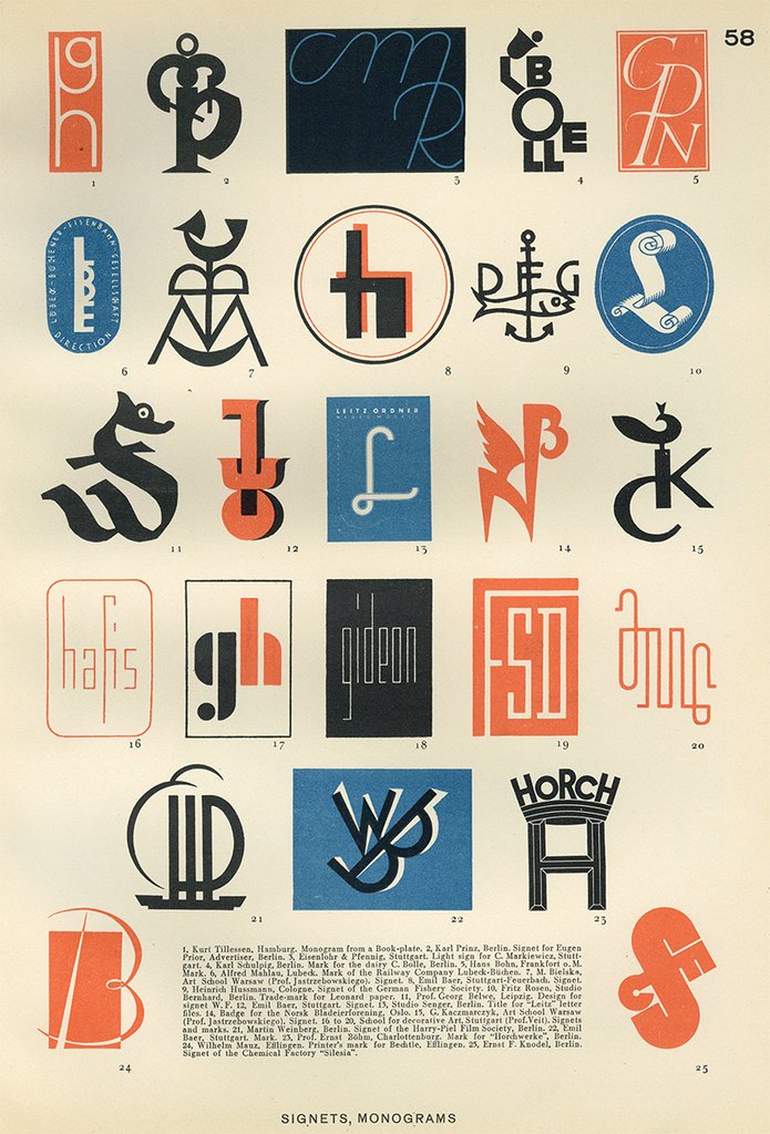typeverything's tweet photo. deckerlibrary:

From Modern Lettering (Z250 .H64 Quarto), by Herbert Hoffmann.

Typeveryth… https://t.co/RfV8J7B0ZB https://t.co/NSSDbAR0xu