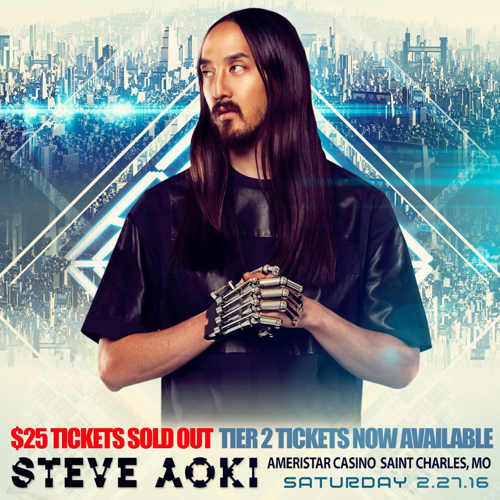 StlRaves's tweet photo. Have you bought your @steveaoki tickets yet?!? https://t.co/qwkBL8H7B3