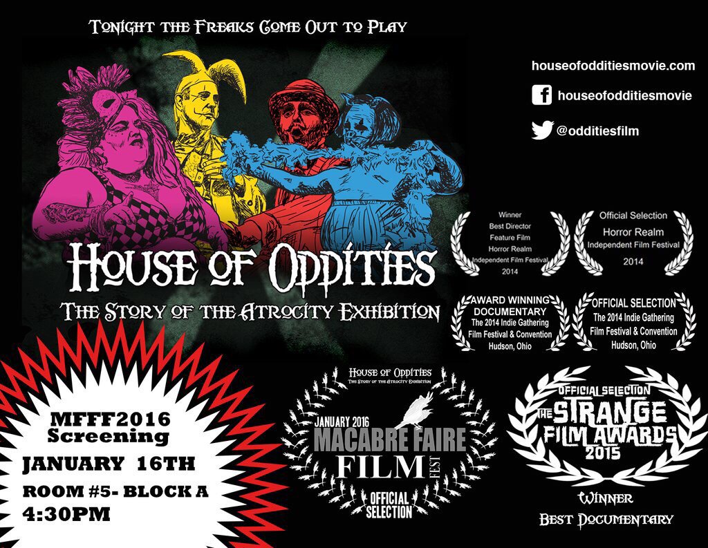 BrianCottington's tweet photo. Have you seen @OdditiesFilm yet? Check out this screening in #longisland #ny #mfff2016 https://t.co/GBvPjY0oBV https://t.co/MUvRreXthx