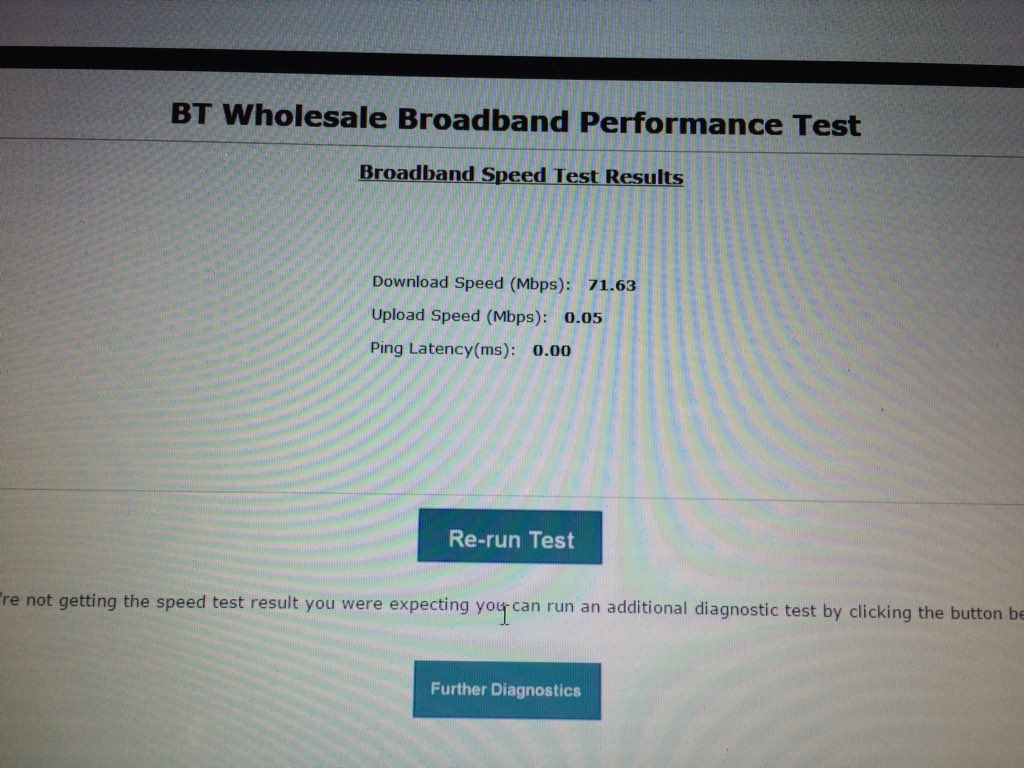 DavidHiggins89's tweet photo. @BTCare connected by cable to router, no other devices connected or programs running https://t.co/K6MUgH8Urj