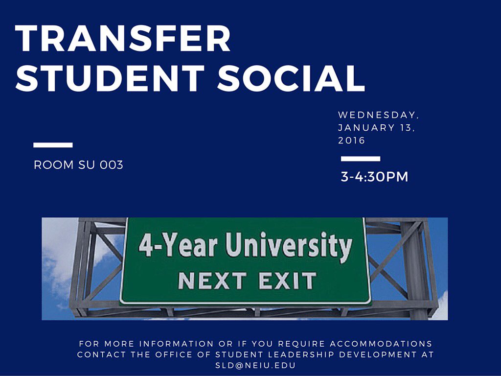 come enjoy free food, entertainment, and giveaways!
#iLoveNEIU#transferstudentsrock#welcomestudents!
