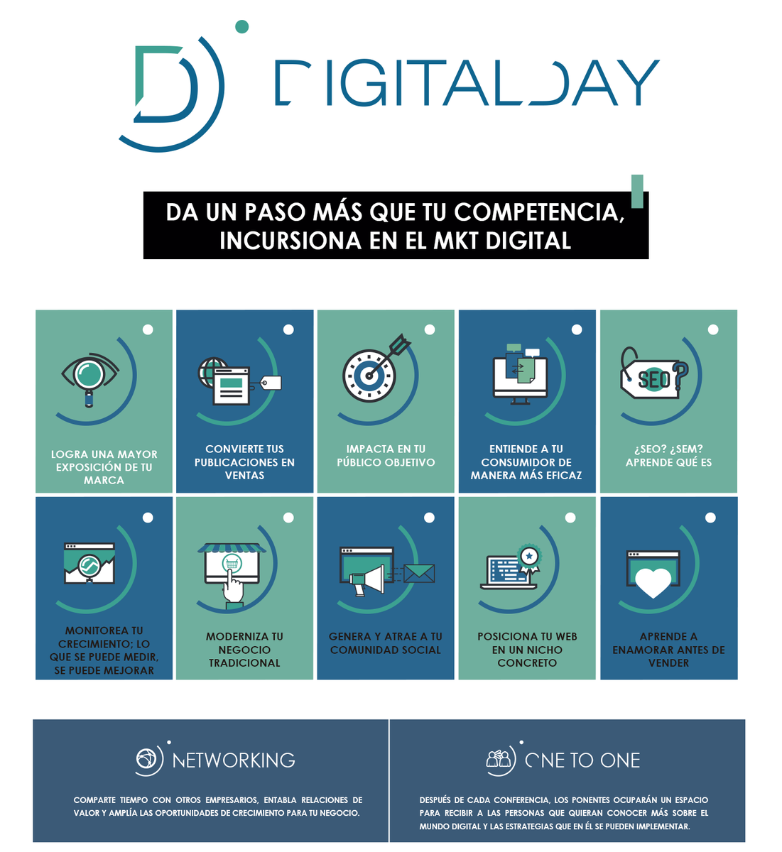 CDigitalDay's tweet photo. Tú y tu empresa necesitan el #MarketingDigital.
¡Regístrate ahora!
https://t.co/wbSi7lw9ay https://t.co/oe9NDcaQc2