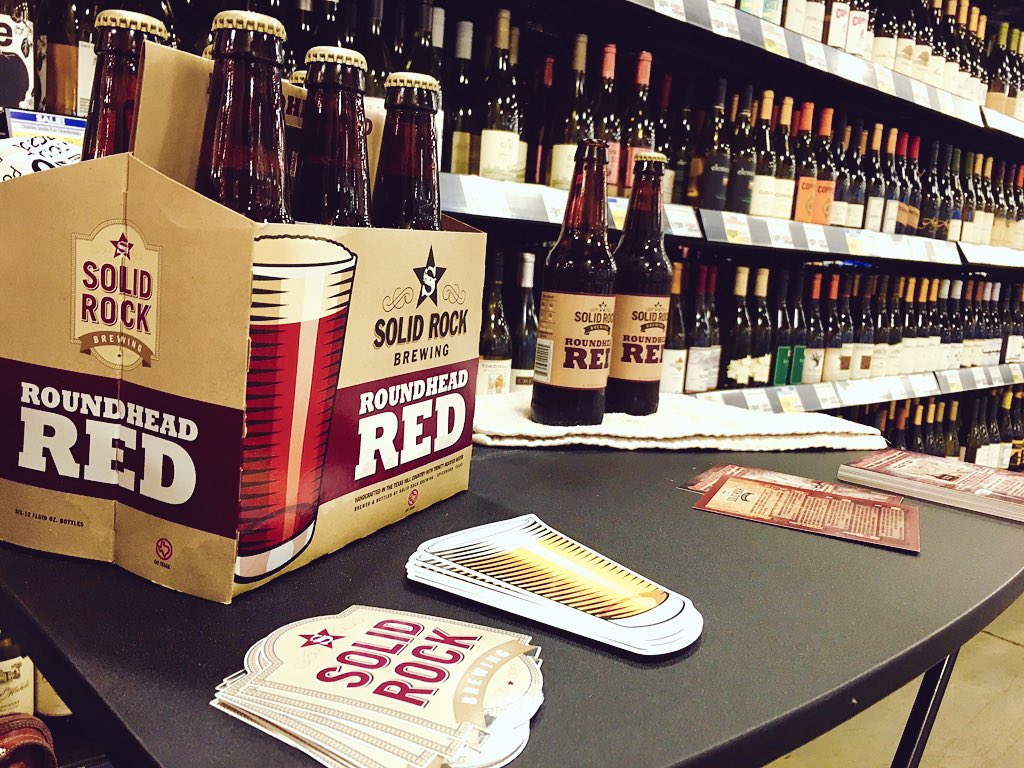 SolidRockBeer's tweet photo. Free Solid Rock Beer samples today (Jan. 8) at @HEB in Four Points from 4-7pm! #DoUaSolid #FridayFeeling #cheers https://t.co/YRGz9td5Hq
