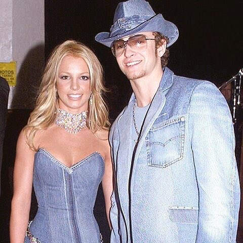 chanNboots's tweet photo. Between Bowie/Elvis' birthdays &amp; the 15 yr anniversary of J-Brit's denim date, I can't decide WHAT to celebrate https://t.co/4Lj4jVg2Ei