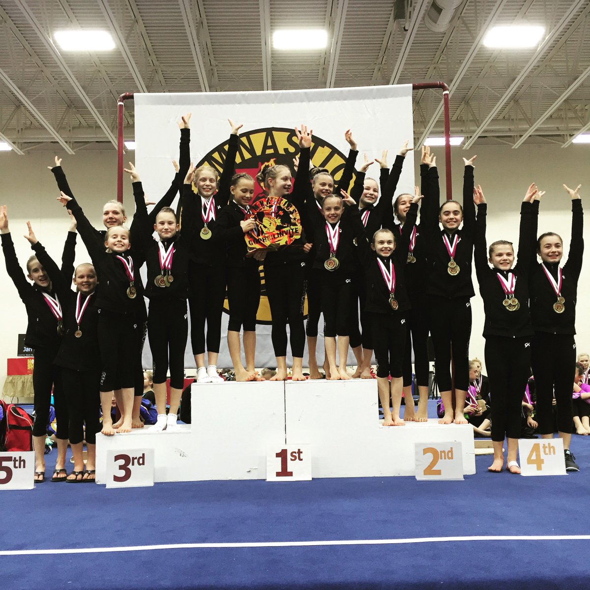 flipsgym's tweet photo. Congrats to our teams who competed today! Team Level 7 took home 1st place!  Big accomplishments! #goflips https://t.co/Bj12ypZgj0
