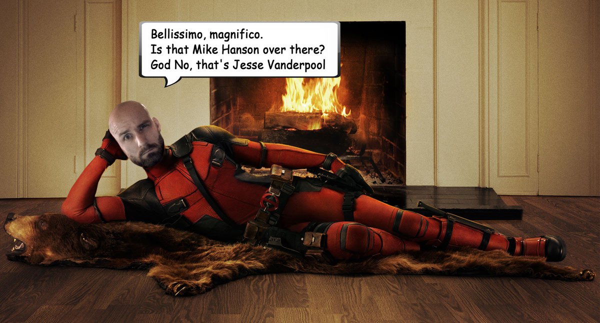 i_vanderpool's tweet image. @VancityReynolds Who wore it better...I think we know.
#DeadpoolMovie #Deadpool #JustVisualize