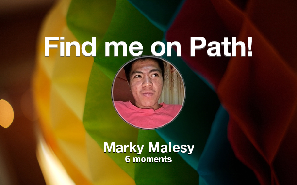 Find me on #Path now! Go to: path.com! #thepersonalnetwork