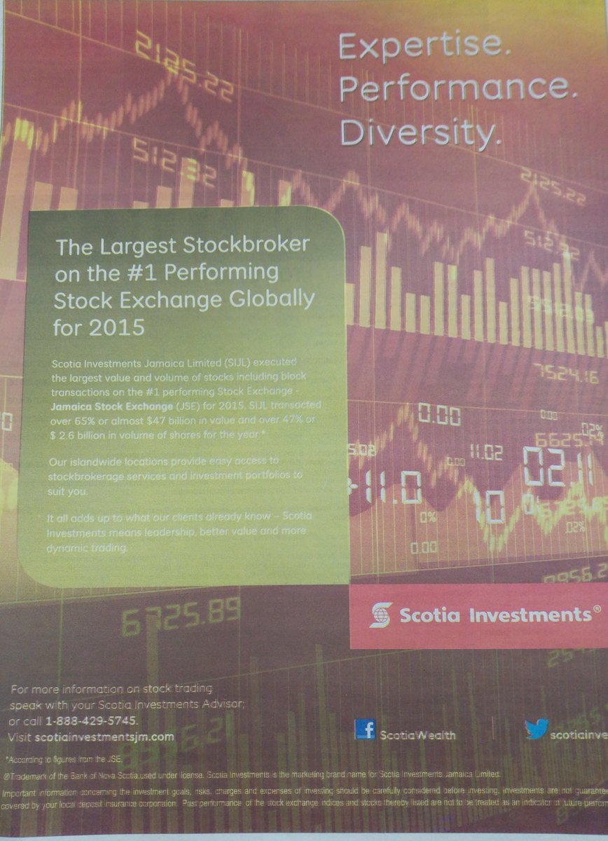 ScotiaWealth's tweet image. Largest stockbroker on 2015&apos;s #1 performing stock exchange? That&apos;s us! #wealthbuilding #success #dynamictrading