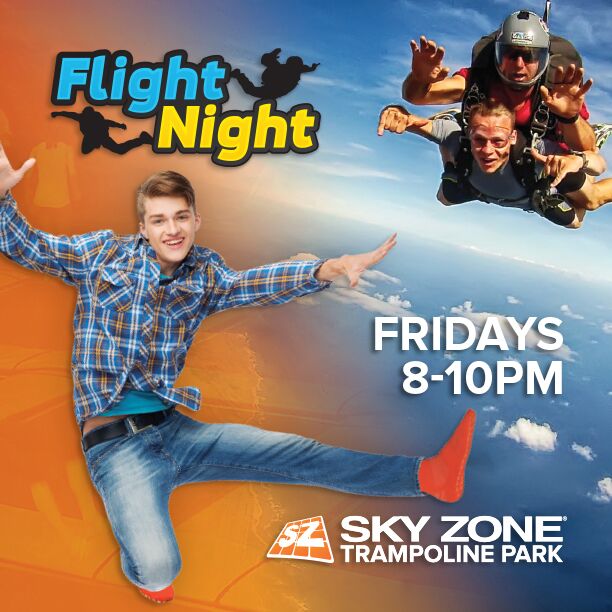 SkyZoneSuwanee's tweet photo. Flight Night TONGHT 8-10pm. Awesome teen event with DJ, jumping and fun! #Skyzonesuwanee #flightnight #fridaynight https://t.co/fC7cRxueHH
