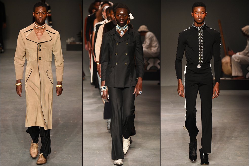 VogueFrance's tweet photo. EXLUSIVE #VogueHommes talks to rising star of British Menswear Grace Wales Bonner: https://t.co/wNFl4OoksR https://t.co/FpIzHThiaW