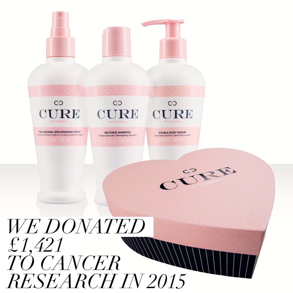 We're so excited to donate  £1,421 to <a href="/CR_UK/">Cancer Research UK</a> from sales of our CURE gift box &amp; Replenishing Spray - thank you all!